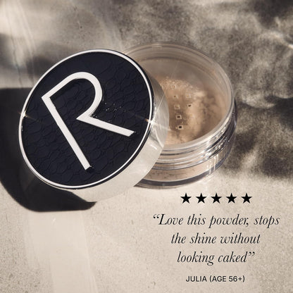 Glass Powder 0.4 Oz, Skin Perfecting Loose Face Powder, Creamy Formula for a Natural Luminosity Glow, Finishing Powder for a Flawless Skin Look, Setting Powder