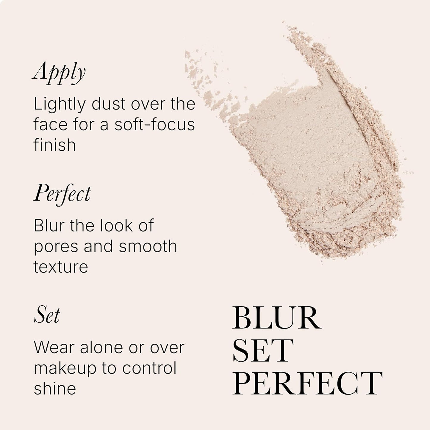 Glass Powder 0.4 Oz, Skin Perfecting Loose Face Powder, Creamy Formula for a Natural Luminosity Glow, Finishing Powder for a Flawless Skin Look, Setting Powder